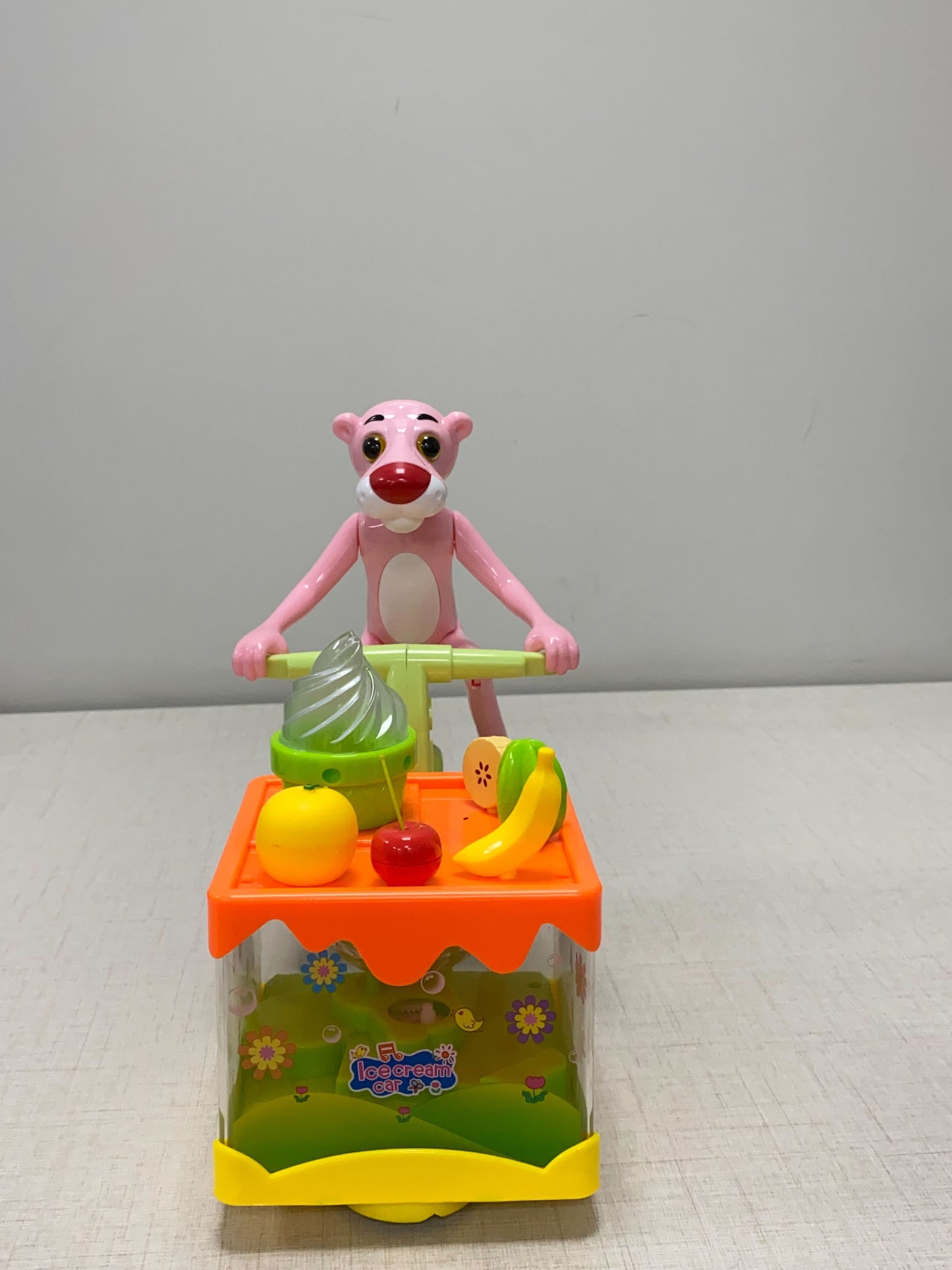 Pink Panther Van Ice Cream Toy for Kids with LED Lights