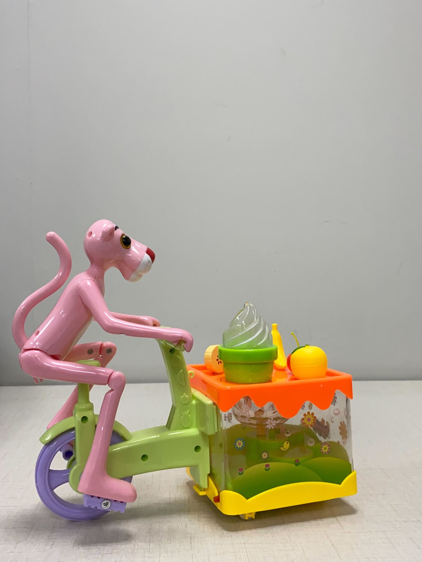 Pink Panther Van Ice Cream Toy for Kids with LED Lights