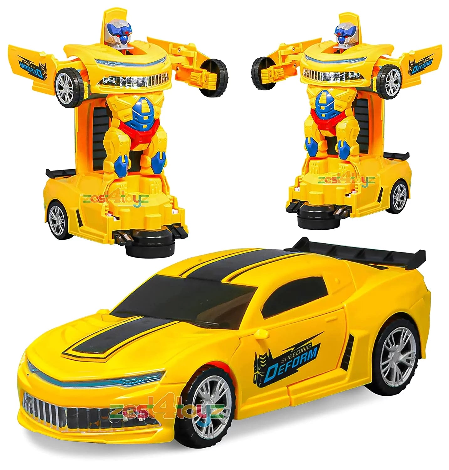 Transforming Robot Car – 2-in-1 Transforming Action Toy for Kids | Best Gift for Boys & Girls