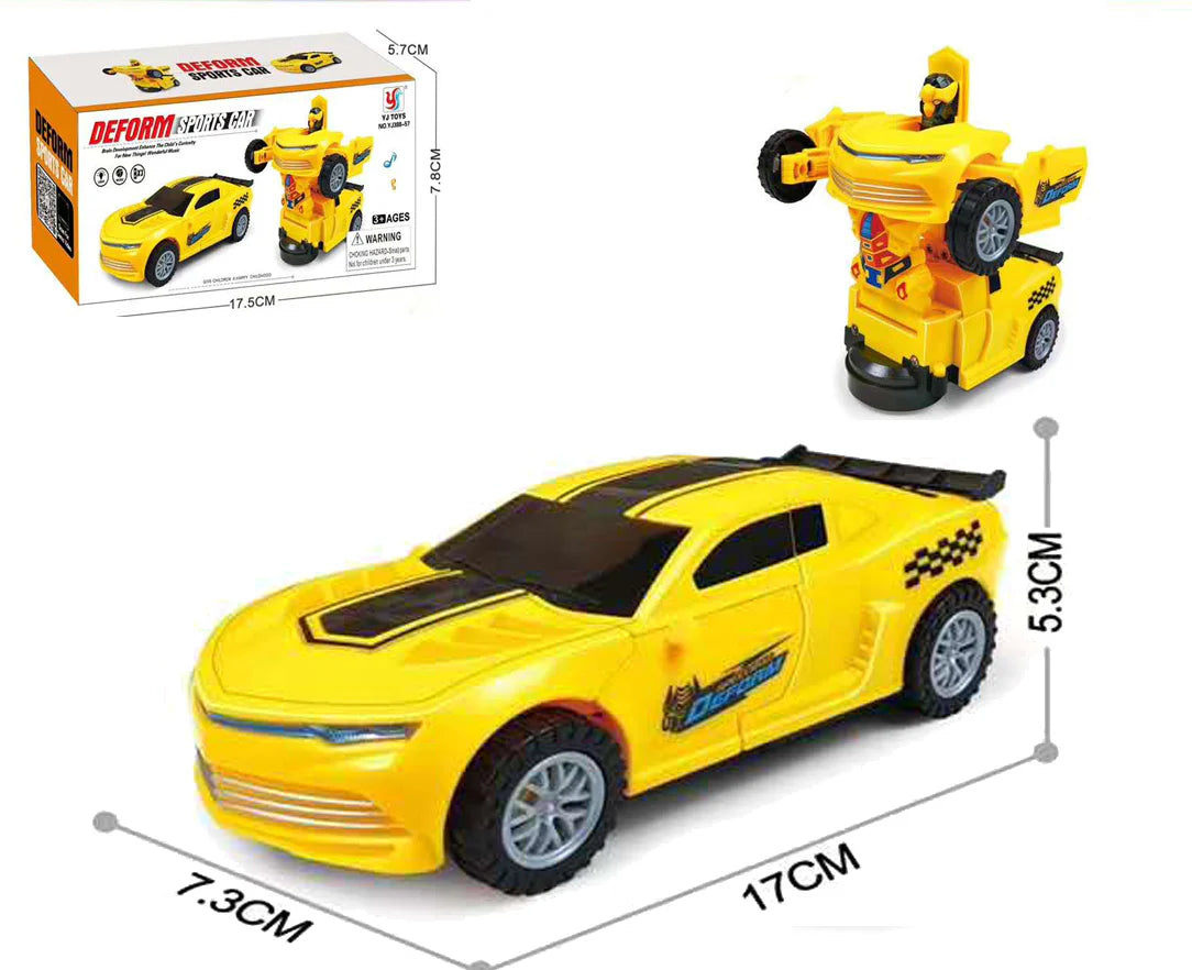 Transforming Robot Car – 2-in-1 Transforming Action Toy for Kids | Best Gift for Boys & Girls